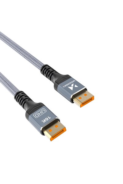 WOZINSKY Cablu DisplayPort 2.1 pentru monitoare 16K 60Hz 8K 120Hz 4K 240Hz
