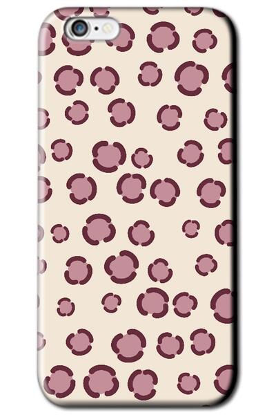 Zebana iPhone 6 Plus Leopard Dot Burgundy (Burgundy)