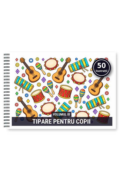 Legendary Gifts Carte de colorat, 50 de ilustrații Tipare pentru copii - Volu...