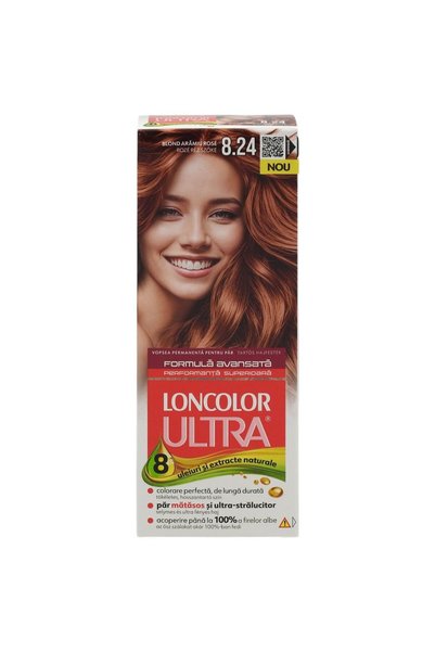 Loncolor Vopsea de păr Ultra 8/24 Blond Aramiu Rose