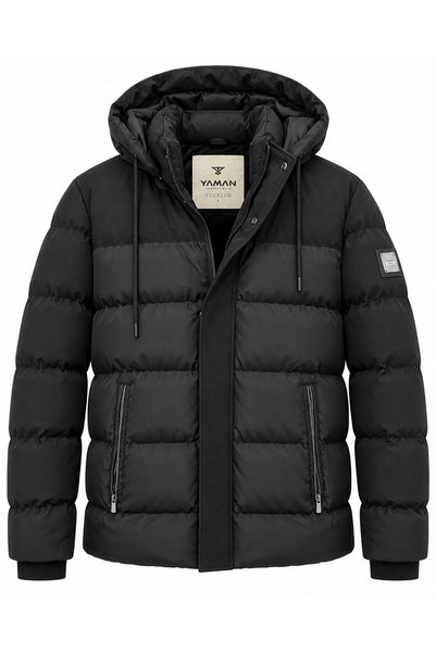 CLASSİCS MEN Yaman Slim Fit Ανδρικό Παλτό με Κουκούλα 7825