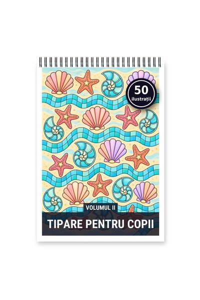 Legendary Gifts Carte de colorat, 50 de ilustrații Tipare pentru copii - Volu...