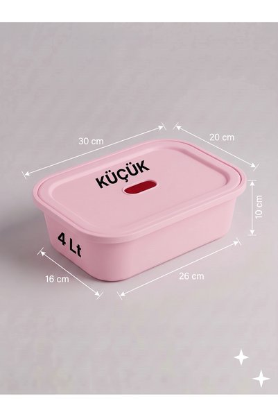 decosense Small Size 4 Liter 30X20X10 cm Polypropylene Plastic Organizer with...