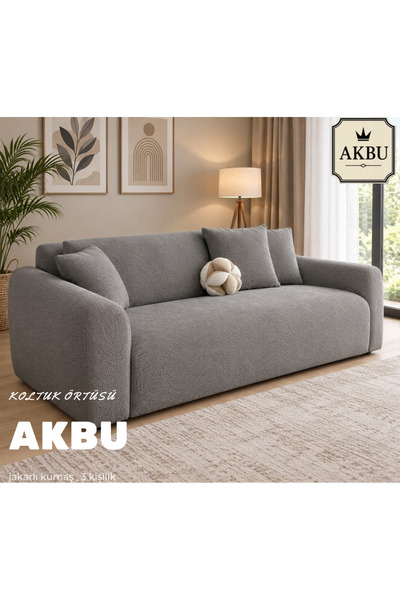 AKBU 3 kişilik Kanepe Örtüsü | Lastikli Koltuk Örtüsü | çekyat Örtüsü| koltuk...