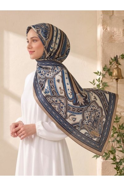 Altınoluk Tekstil Dolce Vita Patterned Cotton Soft Shawl, Paisley Collection.