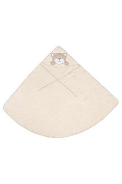 OEM Beige Cotton Towel Teddy Bear with Hood 1x1m