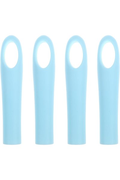 Baluue Broom Handle End Cap, 4 Pcs Plastic Mop Handle Cap Stick Cover for 16m...