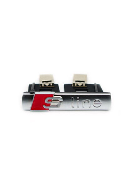 Xenon Bright Audi S-line Badge for Front Grille