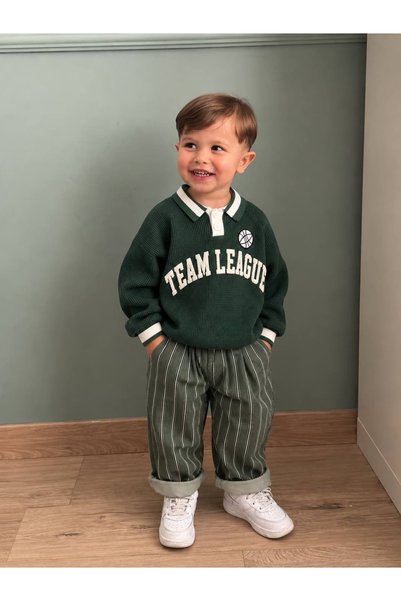 TINY BEAR Team League Jersey Top Gabardine Pants Set