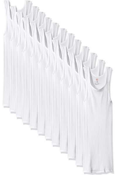 HANES قمصان داخلية رجالية 392p4 كومفورت سوفت ماصة للرطوبة بدون علامات (عبوة م...