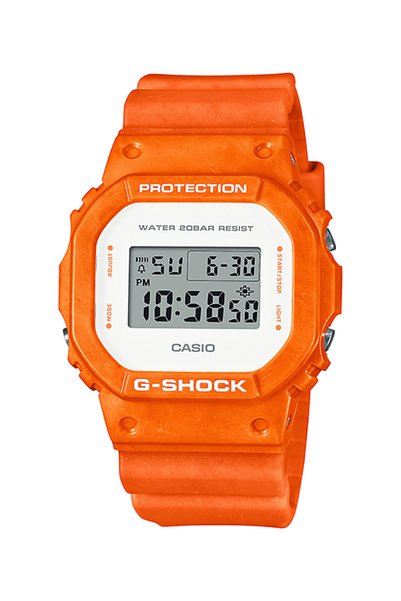 Casio Ceas unisex G-Shock DW-5600WS-4, Cuarț, 42.8mm, 20ATM