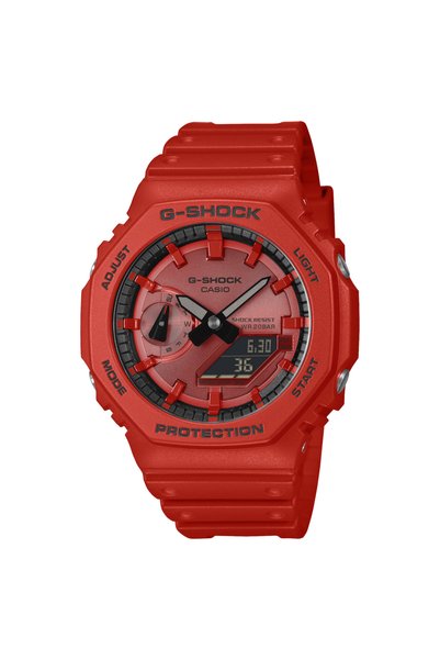 Casio Ceas bărbătesc G-Shock GA-2100RRB-4A, Cuarț, 45.4mm, 20ATM