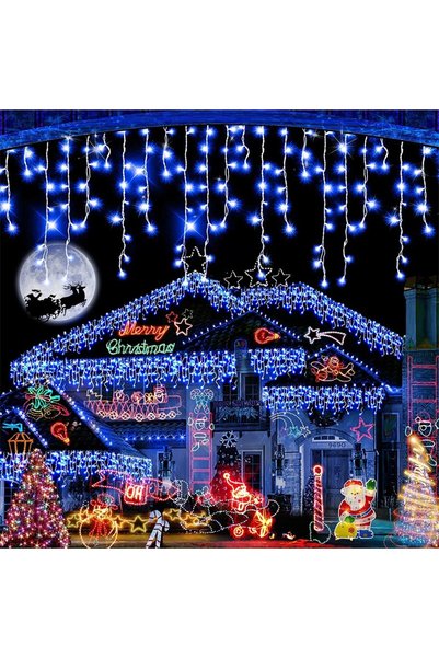 EDAR Christmas Installation Turturi type Flowing Garland with Fringed, Outdoo...
