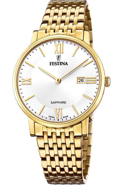 FESTİNA Mens Watch Swiss Made 20020/1, Quartz, 39mm, 5ATM