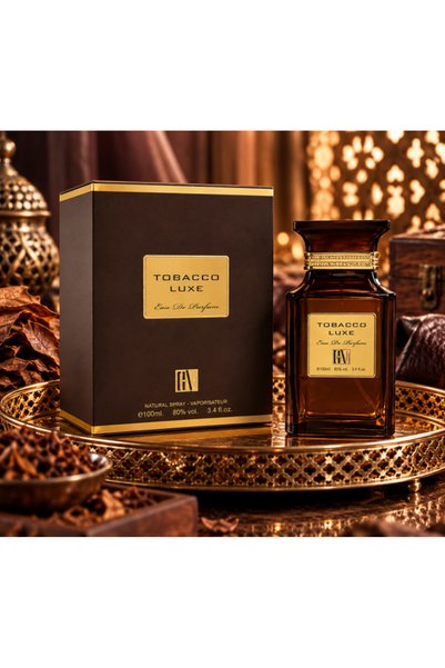 TOBACCO Luxe – Parfum Oriental Unisex, Aromă Intensă de Vanilie, Acenturi Amb...