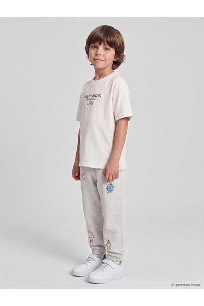 LC Waikiki I Embroidered Boy's Sweatpants from Freezen Store