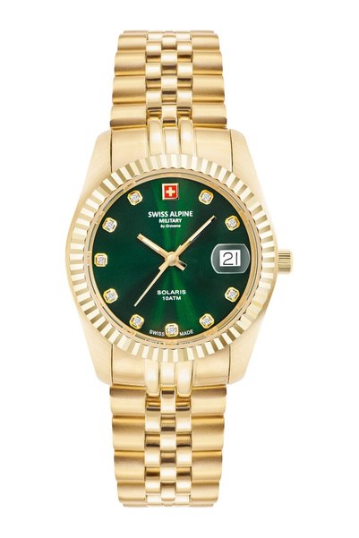 Swiss Alpine Military Ceas de damă Solaris 7716.1214, Cuarț, 34mm, 10ATM