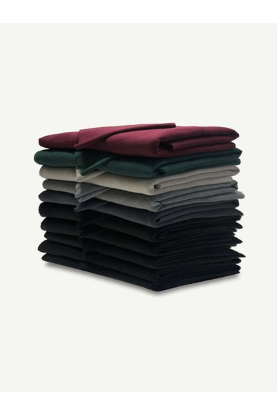 Yiğit Kumaş Ribbed Ribboned 3 Yarn Fabric Set - 10 Pieces 7.30 kg