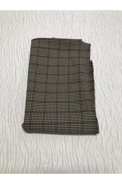 Yiğit Kumaş Plaid Outerwear Fabric, Piece 100X140 cm