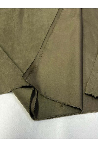 Yiğit Kumaş Khaki Suede Fabric