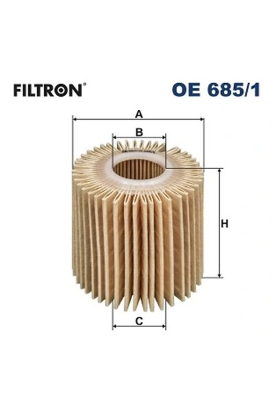 Filtron Filtru Ulei Lexus Es/Gs/Is 3/Lc/Ls/Nx/Rc/Rx Lotus Evora/Exige Toyota ...