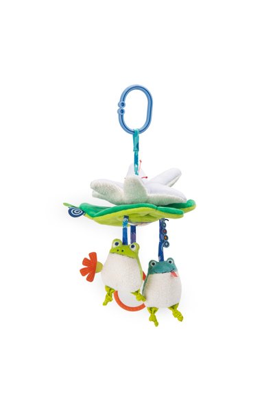 Moulin Roty Sensory Toy Frogs with Water Lilies,