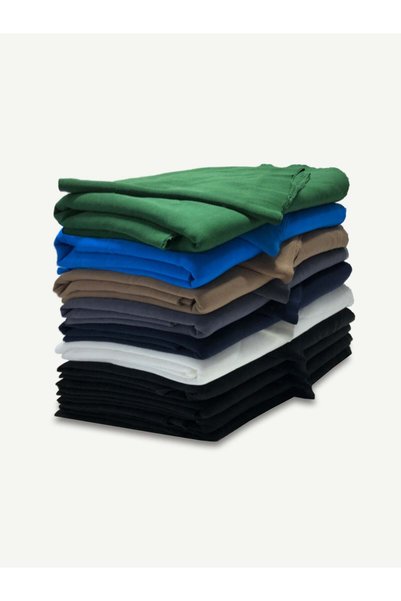 Yiğit Kumaş Ribbed Şardonlu 3 Thread Fabric Set - 10 Pieces
