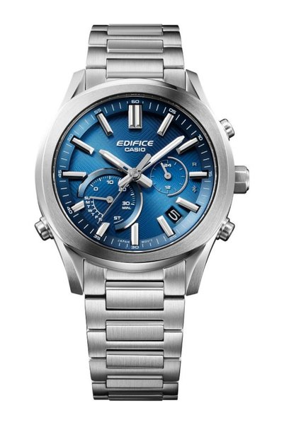 Casio Ceas bărbătesc Edifice Cronograf Solar EQB-1300D-2AEF, Cuarț, 40mm, 10ATM