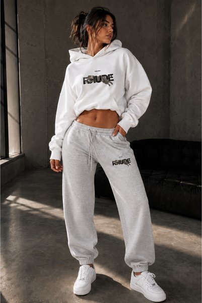 JAWÜ FASHION Rhude Printed Hooded Sweatshirt Premium Set