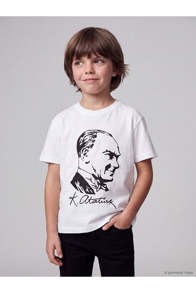 LC Waikiki I Ataturk Printed Boy's T-Shirt from the Freezen Store
