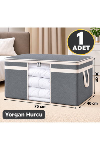 Starlex House 1 Adet Maxi Büyük Boy Yorgan Hurcu 75x40x30cm-Fermuarlı Yorgan,...