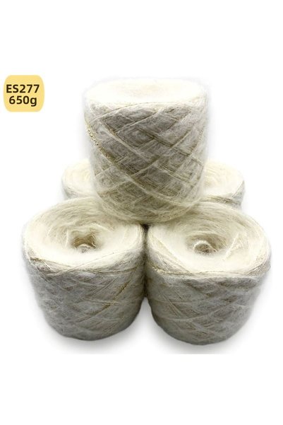 Oxford İplik El Sarimi Special Mix 650Gr Gold Glitter Cream Angora Es277