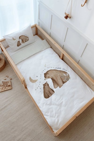 Tuğba Kuğu Montessori Duvet Cover and Fitted Sheet Set - Royal Series - Baby ...