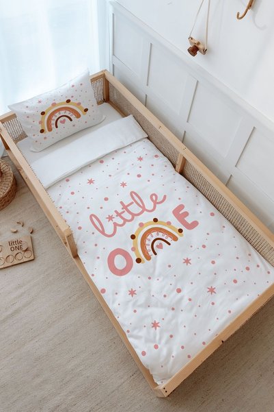 Tuğba Kuğu Single Duvet Cover and Fitted Sheet Set - Iconic Series - Little One