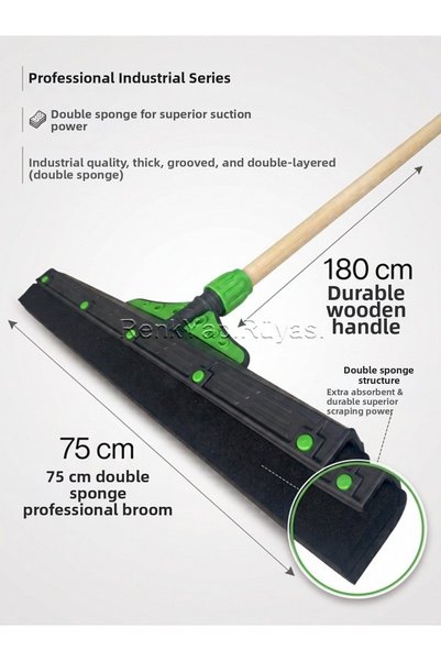 RENK YAPI RÜYASI Industrial Rake with Handle for Hospitals, Schools, Workplac...