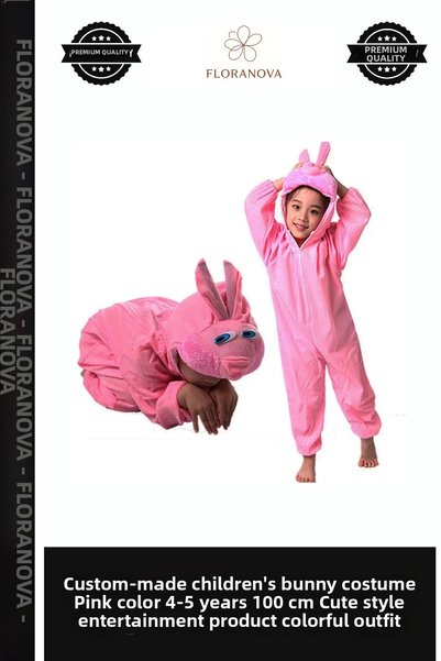 Generic Brand Special Production Children's Rabbit Costume Pink Color 4-5 Yea...