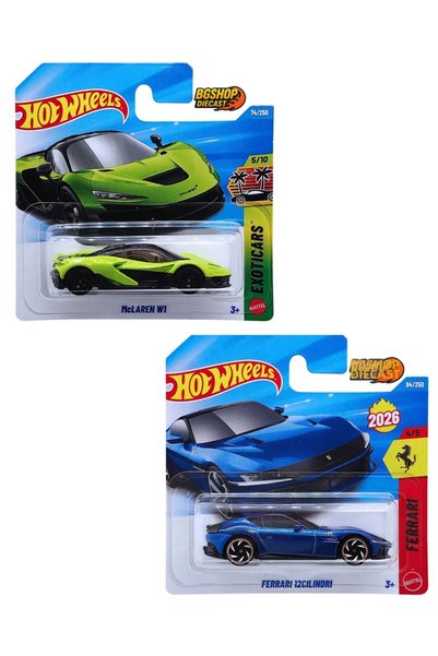 HOT WHEELS Ferrari 12Cylinders - Mclaren W1