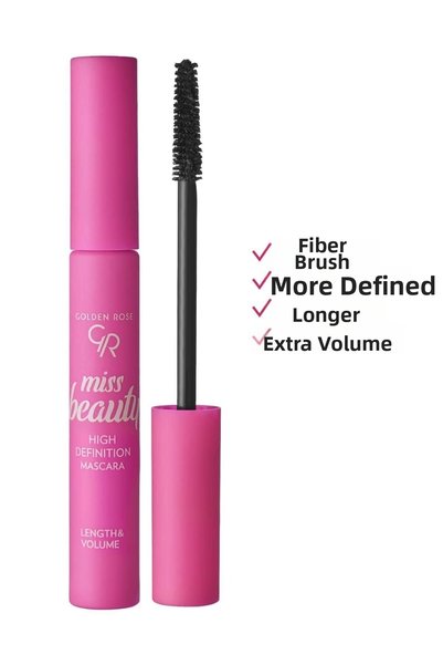Golden Rose Miss Beauty Black Volumizing Mascara - Hd Definition - 8691190442606