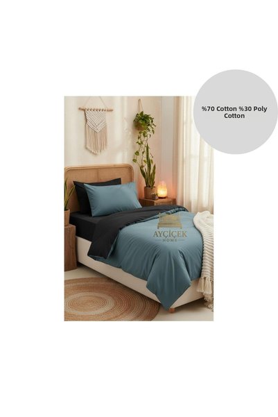 ayçiçek home طقم غطاء لحاف مزدوج 180/200، غطاء سرير بدون مطاط 180/220، غطاء ل...