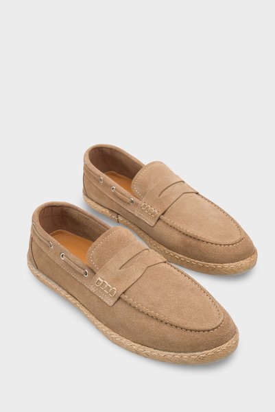 Capone Outfitters Aube Pantofi tip loafer pentru bărbați, din piele naturală,...
