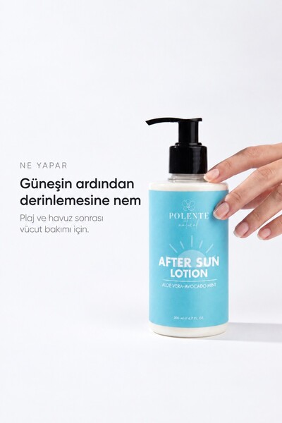 Polente Natural After Sun Lotion - Güneş Sonrası Rahatlatıcı Losyon (200 ml)