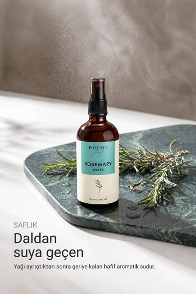 Polente Natural Biberiye Suyu - %100 Saf Hidrosol (100 ml)