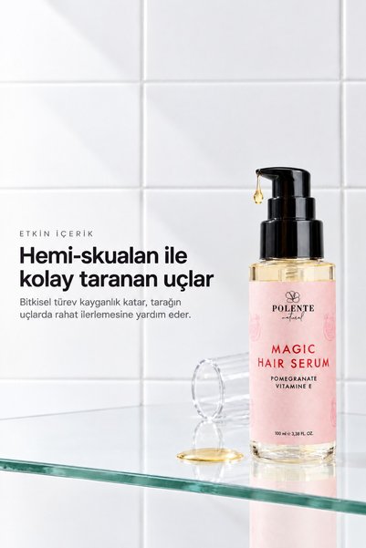 Polente Natural Kırılma Karşıtı Saç Bakım Serumu (100 ml)