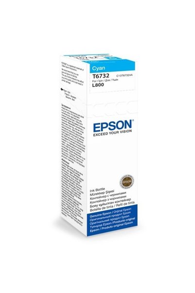 EPSON Cartus cerneala T67324, cyan, capacitate 70ml, pentru L800