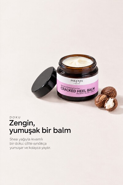 Polente Natural Cracked Heel Balm - Moisturizing Heel Balm (50 ml)