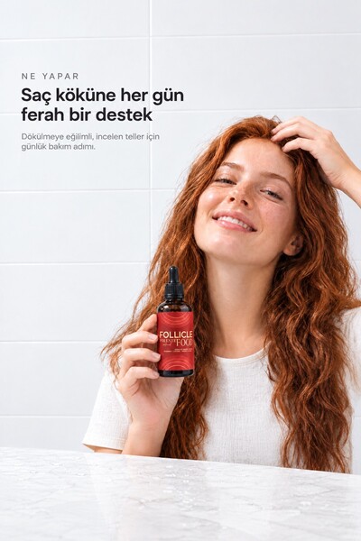 Polente Natural Follicle Food - Dökülme Karşıtı Biberiyeli Saç Kökü Serumu (50 ml)