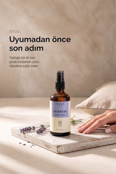 Polente Natural Lavanta Suyu - %100 Saf Hidrosol (100 ml)