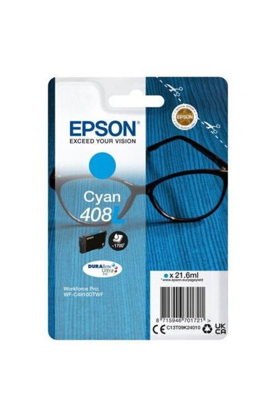 EPSON Cartus Cerneala Cyan 408L, acoperire 2200 pagini, Cyan