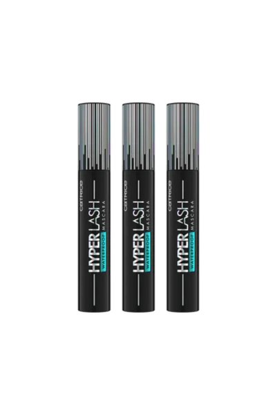 Catrice 3x ΠΑΚΕΤΟ Αδιάβροχη Μάσκαρα Hyper Lash 010 - Μαύρο, 11 ml,