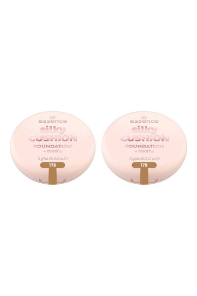 Essence 2x PACK Silky CUSHION Foundation 178, Essence, 12 g
